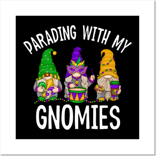 Parading With My Gnomies - Mardi Gras Posters and Art